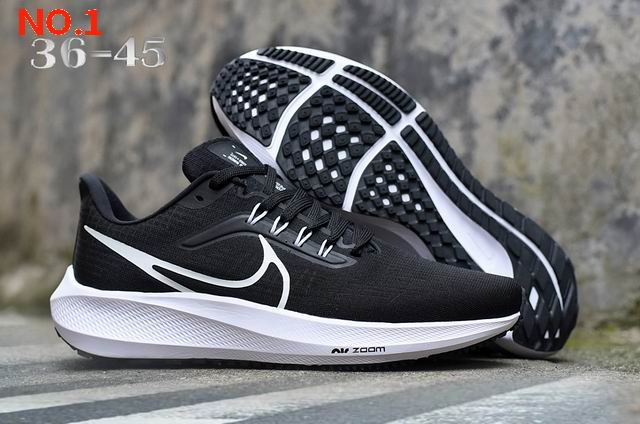 Nike Air Zoom Pegasus 39 Black White;